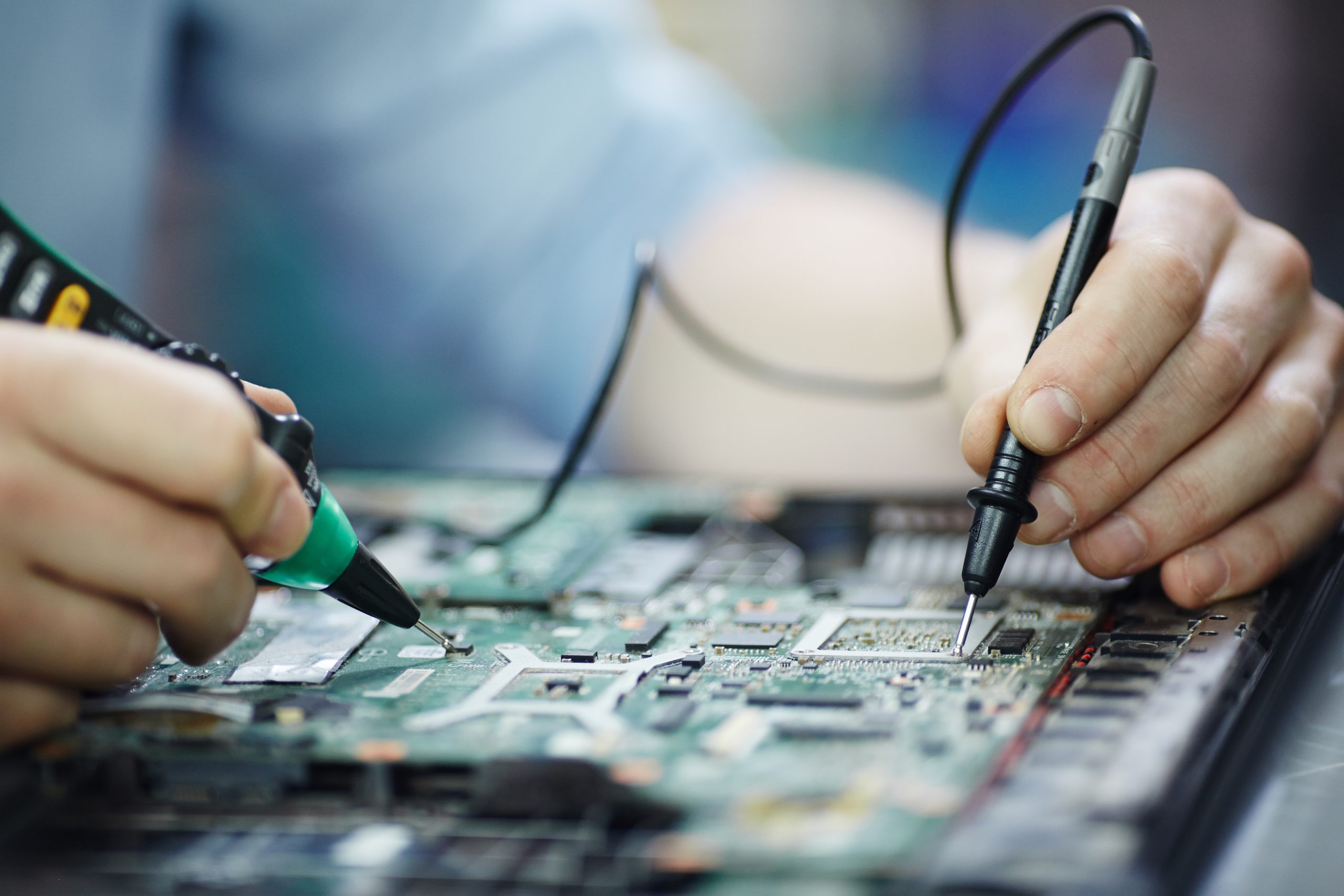 Checking Current in Laptop Circuit Board